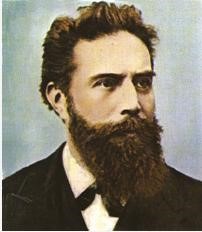 威廉・伦琴(Wilhelm Röntgen，1845.3.27―1923.2.10)， 德国物理学家，因发现X射线（伦琴射线、X光）获得1901年的诺贝尔物理学奖，也是世界上第一位获得诺贝尔物理学奖的人。